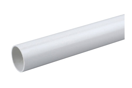 Wavin Osma Waste solvent weld plain ended pipe 50mm white 3m