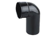 Wavin OsmaSoil SW/S long tail bend 90° 110mm black