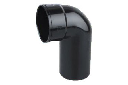 Wavin OsmaSoil SW/S long tail bend 90° 110mm black