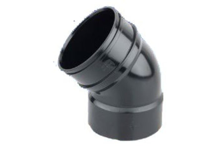 Wavin OsmaSoil D/SW bend 45° 110mm black