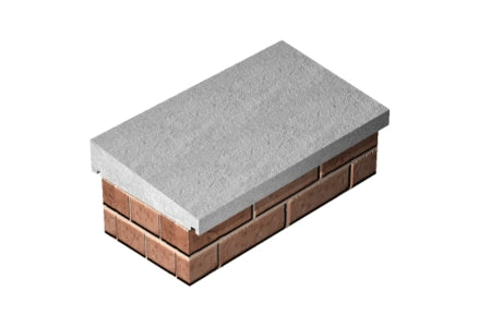 Weathered Coping - Straight - 400mm x 915mm - Pack of 15