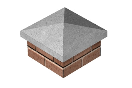 Supreme Concrete Pier Cap - 530mm x 530mm - Pack of 10