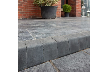 Keykerb Kerb Pack - Keykerb Small Bullnosed - Charcoal - 125mm x 100mm x 127mm ...