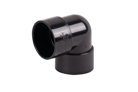 Wavin Osma Waste solvent weld knuckle bend 90° 40mm black