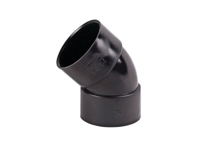Wavin Osma Waste solvent weld bend 45° 32mm black