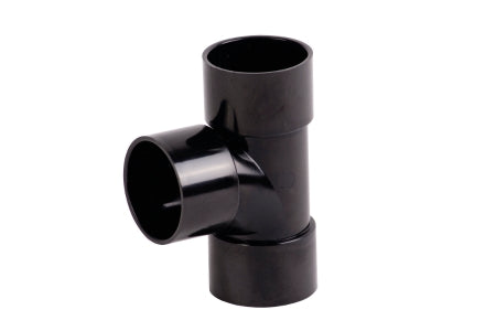 Wavin Osma Waste solvent weld tee 87.5° 40mm black