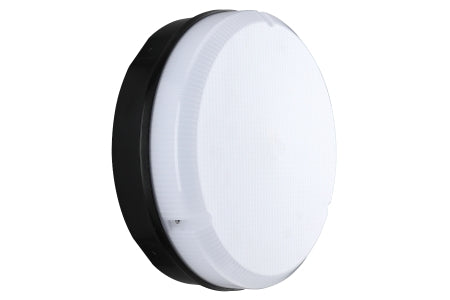 Luceco Mosi 12W LED Amenity Bulkhead Emergency - Black - IP65
