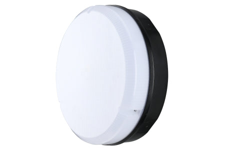 Luceco Mosi 12W LED Amenity Bulkhead Emergency - Black - IP65