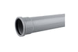 OsmaSoil 3S043G 82mm Socketed Pipe Grey 3M