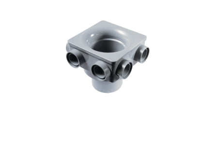 OsmaSoil 4S597G 110mm 6 Boss Manifold Grey