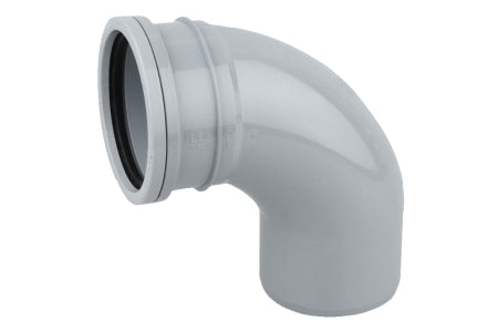 Wavin OsmaSoil S/S bend 87.5° 110mm grey