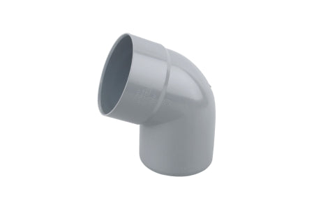 OsmaSoil 4S435G 110mm Solvent Weld Offset Bend (Bottom) Grey
