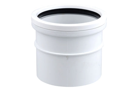 Wavin OsmaSoil S/SW single socket coupler 110mm white