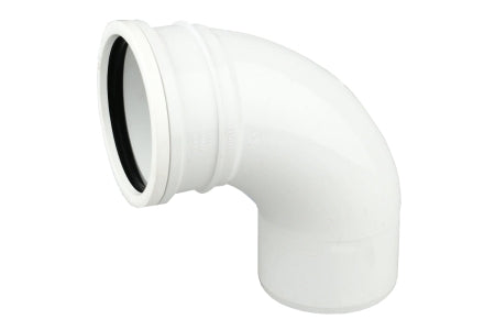 Wavin OsmaSoil S/S bend 87.5° 110mm white