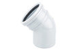 Wavin OsmaSoil S/S bend 45° 110mm white