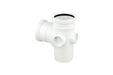 Wavin OsmaSoil S/S branch 90° 110mm white