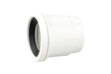 Wavin OsmaSoil S/S boss adaptor (ring-seal) 50mm white