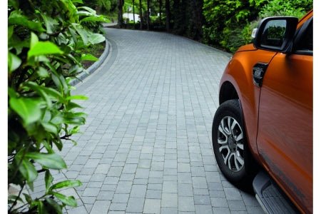 Woburn Rumbled Concrete Block Paving - Graphite - 200mm x 134mm x 50mm - Pack of 336