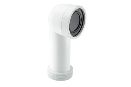 McAlpine 90DEG Bend Adjustable Length Extended Inlet Rigid WC Connector