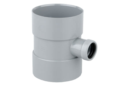 Wavin OsmaSoil D/SW bossed pipe (ring seal) 110mm grey