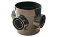Wavin OsmaSoil D/SW short bossed pipe 110mm black
