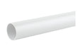 Osma Push-Fit Waste 4W073W 32mm Plain Ended Pipe White 3m