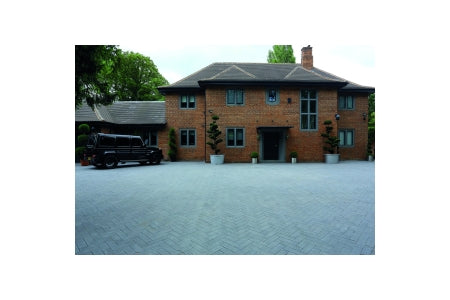 Block Paving Project Pack - Stonemaster with Bradstone Surface Protection - Mixed Pack - Dark Grey Washed