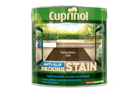 Cuprinol Anti-Slip Decking Stain - Hampshire Oak - 2.5L