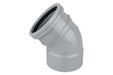 Wavin OsmaSoil SW/S bend 45° 110mm grey