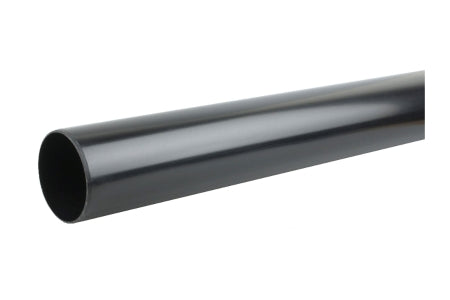 Wavin OsmaSoil plain ended pipe 110mm black 3m