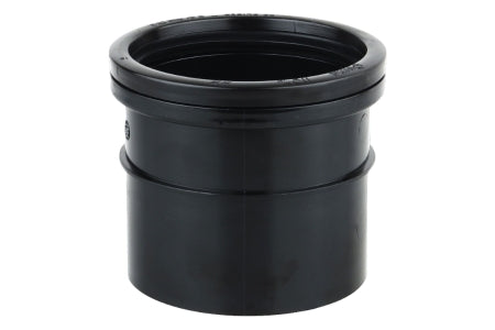 Wavin OsmaSoil S/SW single socket coupler 110mm black