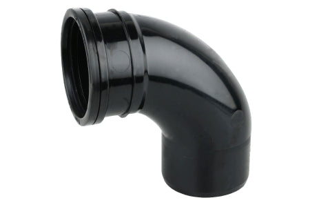 Wavin OsmaSoil S/S bend 87.5° 110mm black