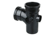 Wavin OsmaSoil S/S branch 90° 110mm black