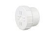 Wavin OsmaSoil plain ended access plug 110m white