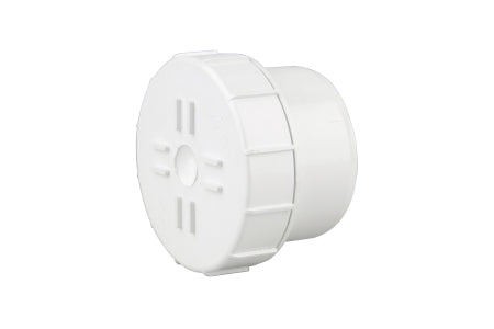 Wavin OsmaSoil plain ended access plug 110m white