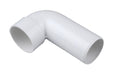 Wavin OsmaWeld long tail bend 87.5° 40mm white