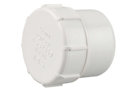 Wavin OsmaWeld access plug 40mm white
