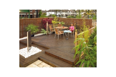 Pressure Treated Decking Board - 29mm x 124mm x 4.2m (Finished Size 26mm x 120 mm x 4.2m)