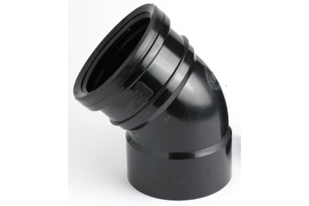 Osmasoil 110mm System Black Bend 45 Degree 4S363B