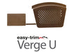 Easy Trim Easyverge Starter And End Cap Brown - Pack Of 2