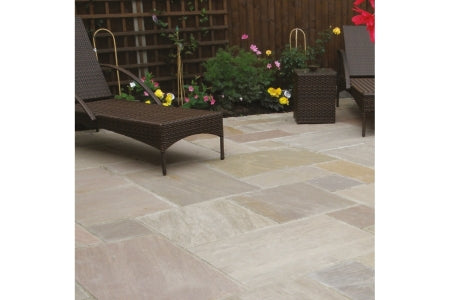 Calibrated Indian Sandstone Paving - 24mm - Lakeland - 600 x 900 x 24mm