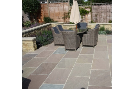 Calibrated Indian Sandstone Paving - 24mm - Lakeland - 600 x 900 x 24mm