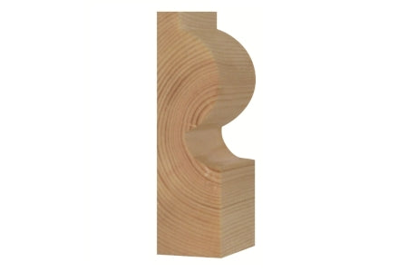 Redwood Torus Architrave 5Th 25 X 75 X 2100MM Finished Size 20.5 X 69MM