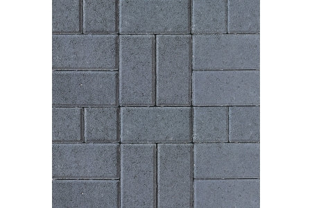 Decorative Block Paving - Charcoal - 200x100x50mm - Pack of 720