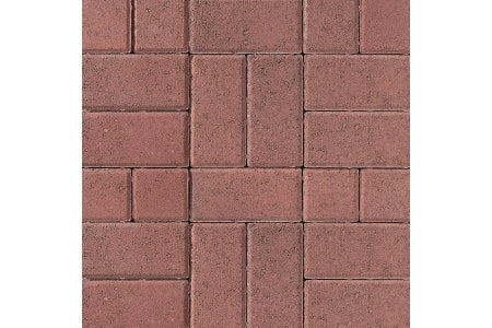 Pedesta Decorative Block Paving - Red - 200x100x50mm