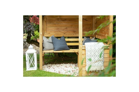 Forest Venetian Corner Arbour - Pressure Treated