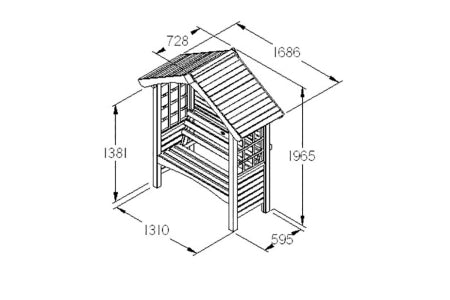 Treated Cadiz Arbour