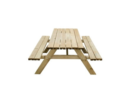 Large Rectangular Picnic Table Pressure Treated - 1530 x 770 x 1770mm