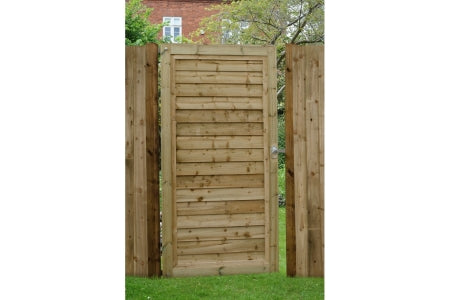 Garden Gate - Pressure Treated Square Lap Gate - 910mm x 1820mm
