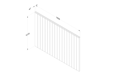 Fence Panel - Pressure Treated Closeboard Panel - 6ft x 4ft